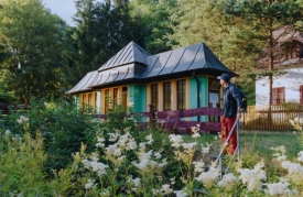 Mineral spring in Dolní Paseky